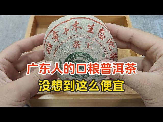 广东人日常喝的口粮普洱茶，一饼要多少钱？茶友：没想到这么便宜