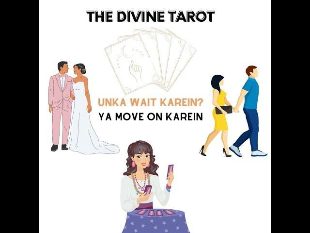 ⭐Aapko Unka Wait Karna chahiye ya Move on? THE DIVINE TAROT | HINDI TAROT | PICK A CARD