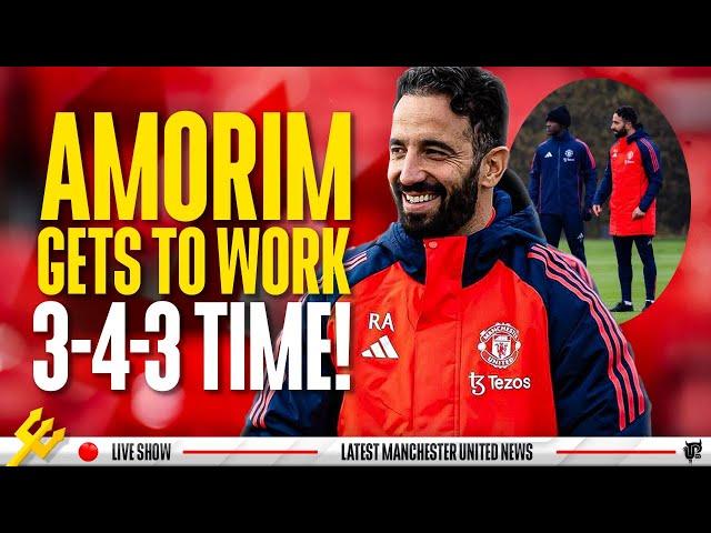 Amorim Takes Charge Of Man Utd's First Training Session: The Real Work Starts Now