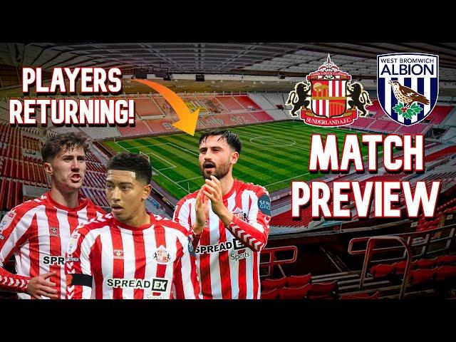 HUGE GAME! | Sunderland VS West Brom | MATCH PREVIEW