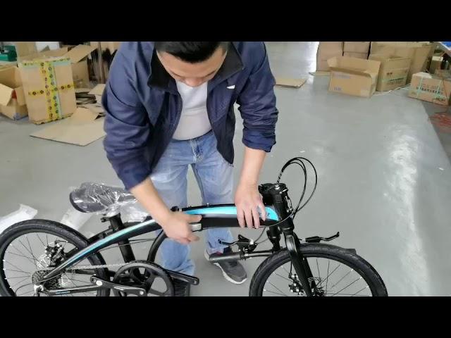 How to Fold Livfit X4 Bicycle