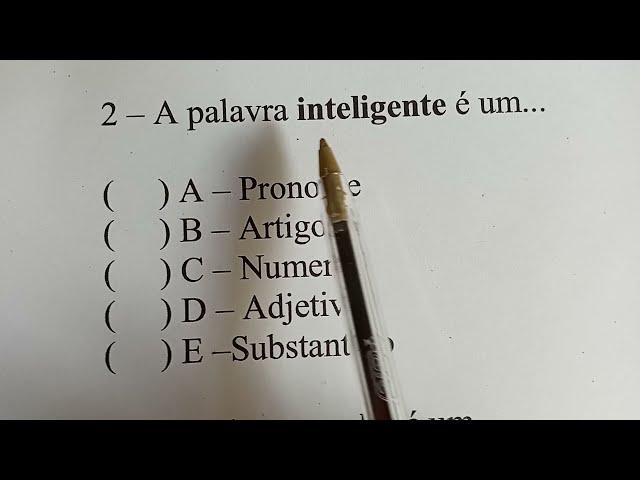 Outros Exercícios de Classes Gramaticais