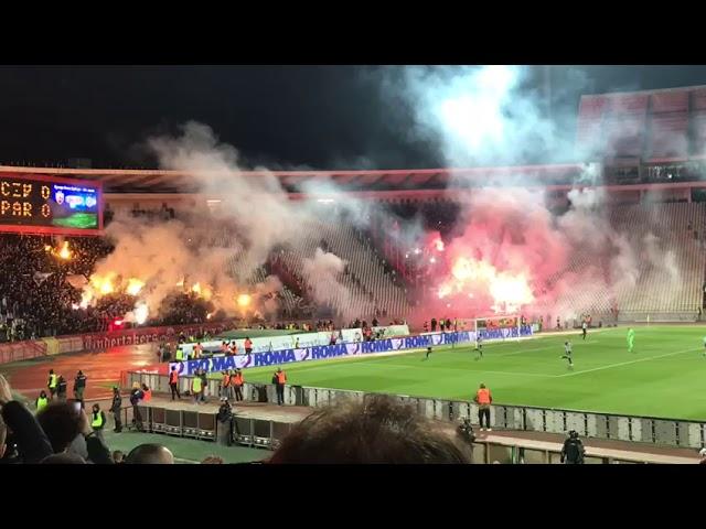 Wie sieht es aus im Rajko Mitic Stadion in Belgrad: Crvena Zveza vs. Partizan