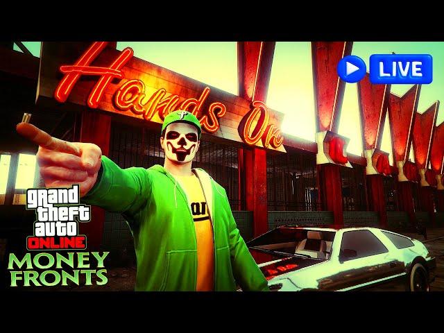 LIVE: GTA V Online: Money Fronts DLC: Workin' At The Car Wash Baby!!