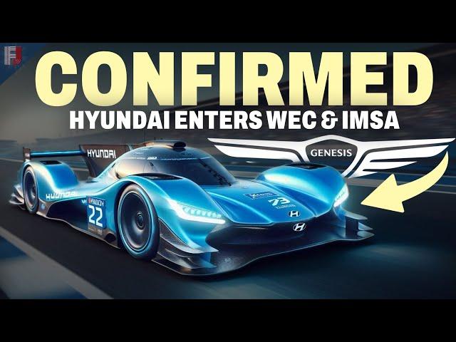 Hyundai ENTERS WEC and IMSA with Genesis Branded LMDh