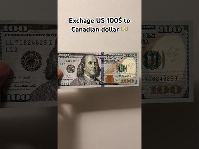 USD to CAD  #dollar #currency