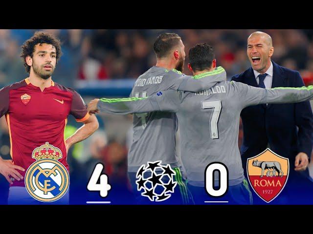 Real Madrid 4-0 Roma 》Home and away UCL [2016] Extended Highlights》 Goals...HD