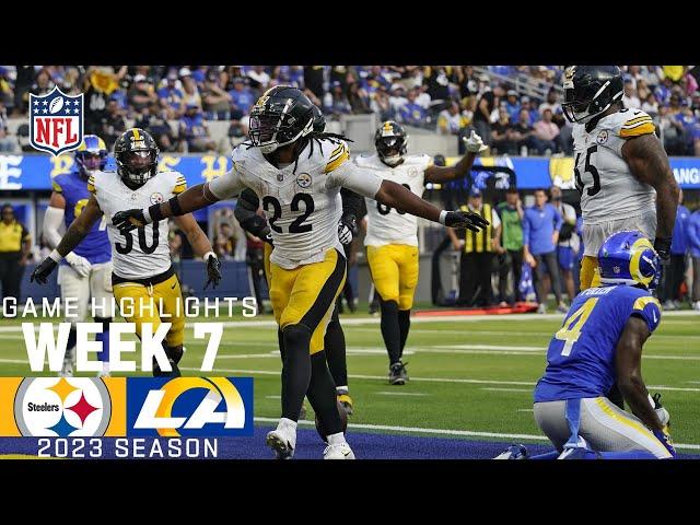 Pittsburgh Steelers vs. Los Angeles Rams | 2023 Week 7 Game Highlights