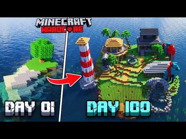 I Survived 100 Days on a Island in Minecraft Hardcore! (Hindi)