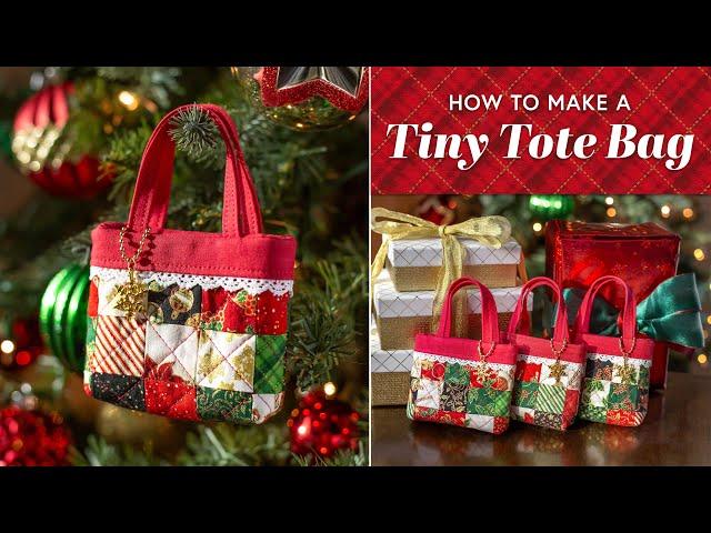 How To Make A Tiny Tote Bag | a Shabby Fabrics Tutorial