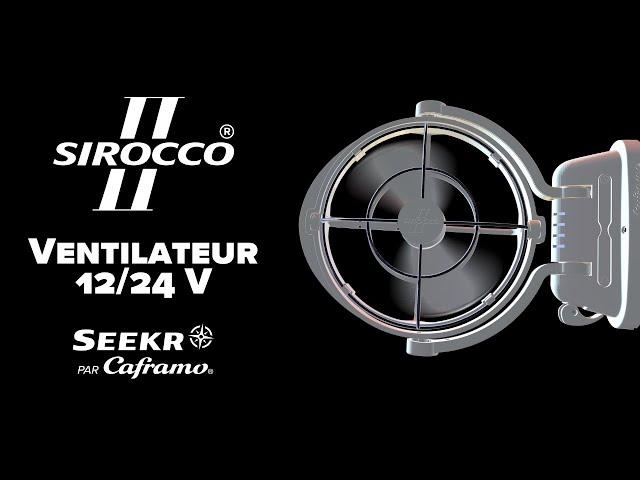 Le ventilateur Sirocco II 12V/24V est là pour votre voyage