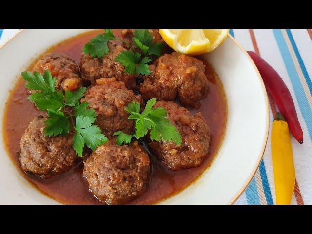 کوفته گوشت با آسانترین روش پخت و بدون تخم مرغ    Essen Fleischbällchen/ Meatball