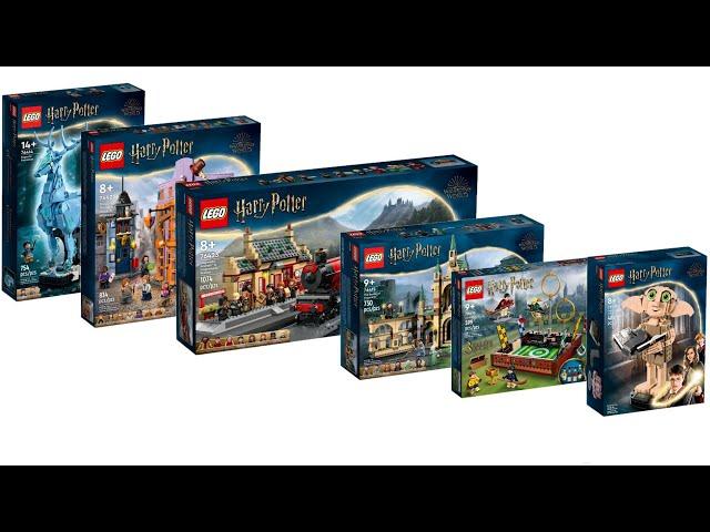 All LEGO Harry Potter Summer sets 2023 Compilation/Collection Speed Build