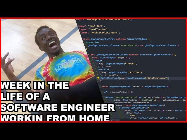 Week In The Life of a REMOTE Software Engineer - Learning A Coding Language On The Job (Episode 1)