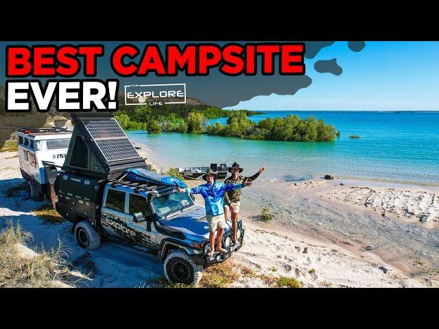 REMOTE CAMPING UNTOUCHED COASTLINE! CATCHING OUR OWN FOOD