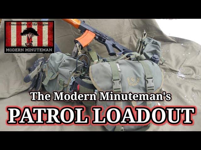 The Modern Minuteman's PATROL LOADOUT utilizing the Smersh LBE.