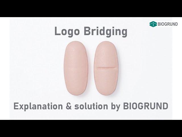 Film Coating Problem: Logo Bridging - explanation & solution | BIOGRUND