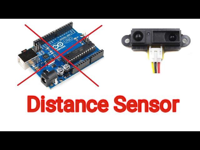 Distance Meter Without Arduino | How to Use Sharp 2Y0A21 Distance Sensor