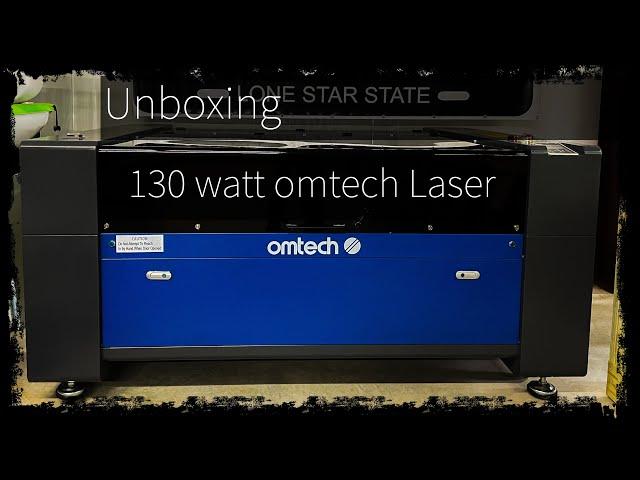 Unboxing 130 watt co2 omtech laser