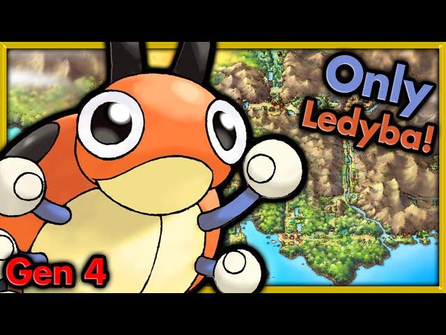 HARDEST CHALLENGE ► Can I Beat Pokemon Heart Gold with ONLY Ledyba?  Pokemon Challenges