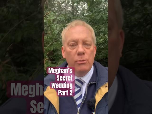 Meghans secret wedding part 2 #royal #meghanandharry #meghanmarkle #wedding #secrets #royals