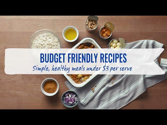 Healthy, budget-friendly meals under $3 per serve