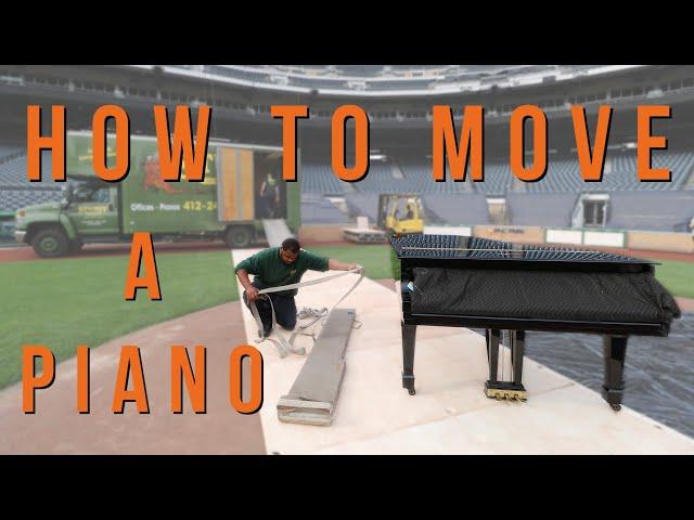 How To Move a Piano - Step By Step: How a Grand Piano Is Moved