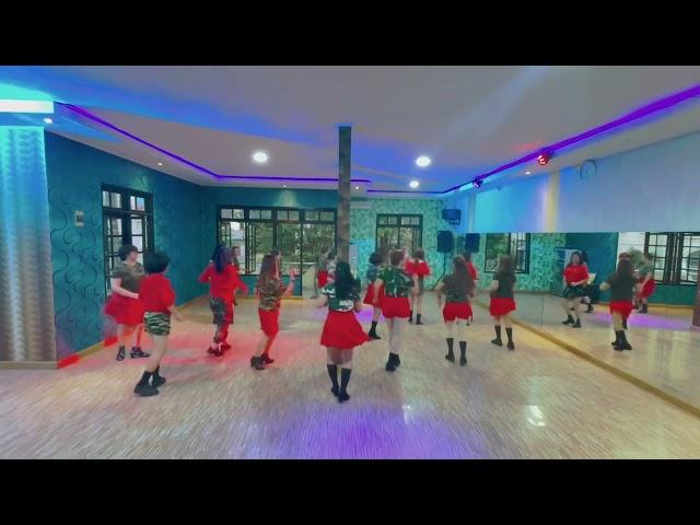 Nusantara Country Remix - Line Dance || Denka Ndolu || Demo : Brenda Studio Line Dance