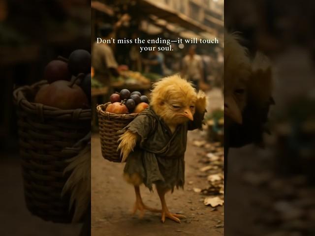 "A Chick's Love: Heartfelt Story of Devotion, Hunger, and a Kind Cat" - Don't Miss the Ending