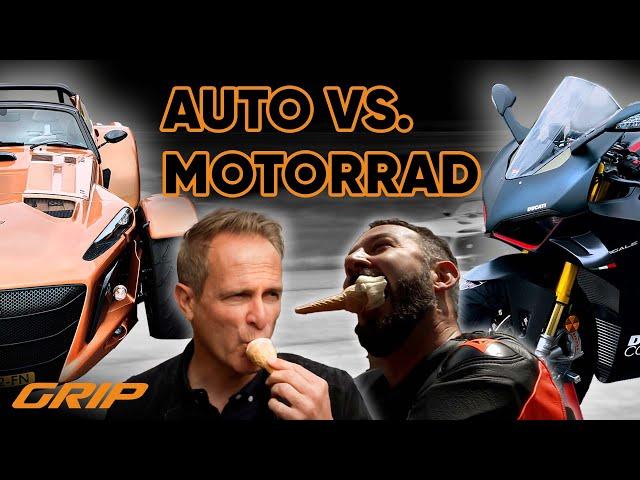 Donkervoort vs. Ducati: Extrem krasses Leichtbau-Raketen Battle  | GRIP