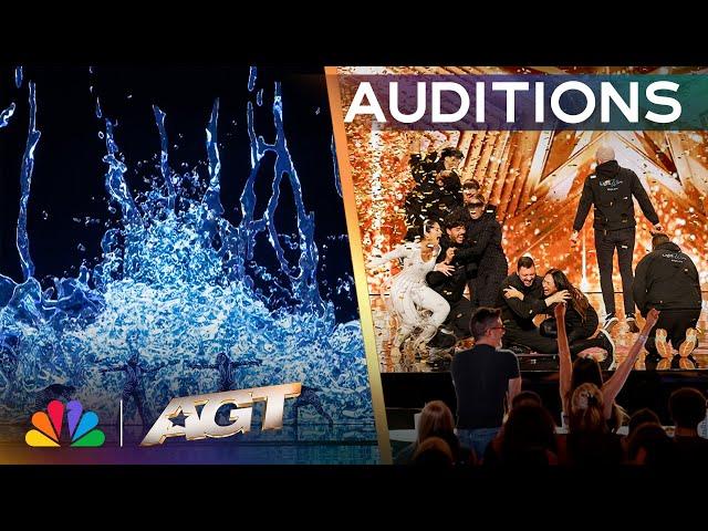 Simon Cowell Gives a GOLDEN BUZZER to Light Wire: The Most STUNNING Act! | Auditions | AGT 2025