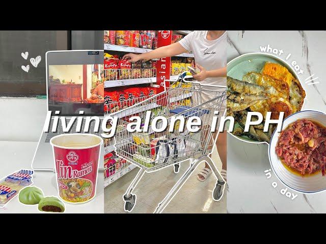 Living alone in the Philippines | What I eat in a day  (simple and easy meals)