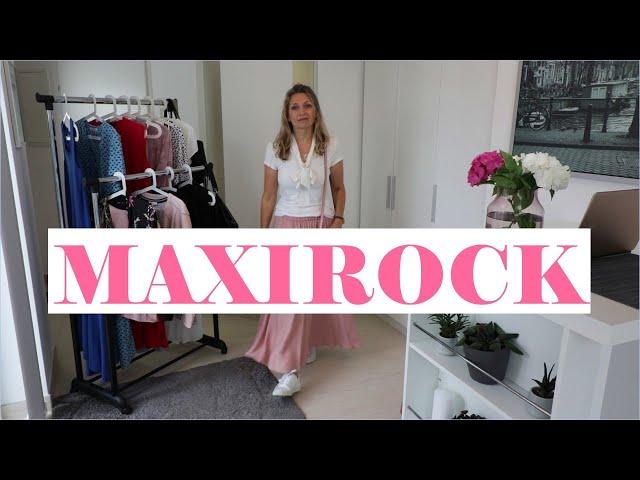 Maxirock-Outfits / Fashion Styling Tipps