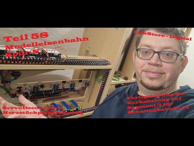 Teil 58 Modelleisenbahn Spur N Dcc WeichenDecoder HerzstückPolarisierung ServoKabel Crimpen 4K