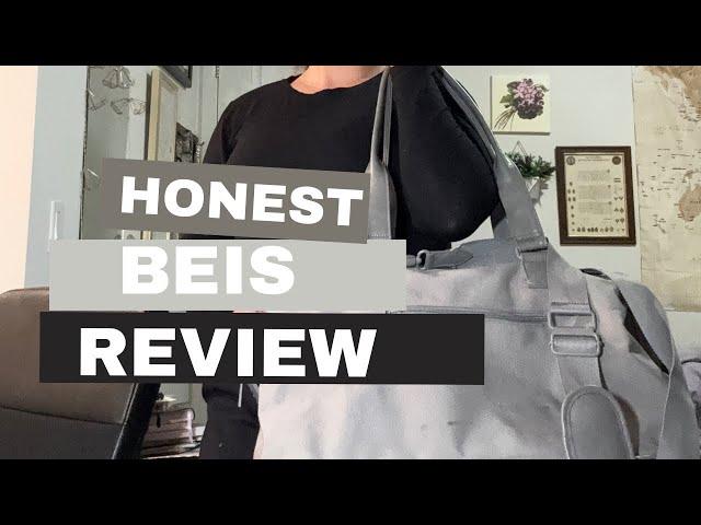 Honest Beis Review- The Weekender Bag #beis #honestreview