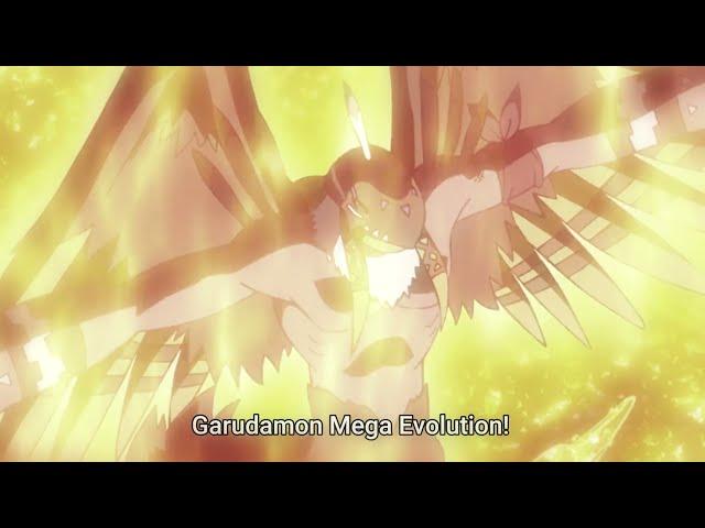 Digimon adventure 2020 episode 52 - Garudamon Mega Evolution Hououmon