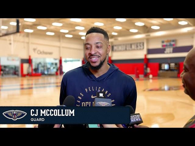 CJ McCollum on dealing with rumors, team record | New Orleans Pelicans