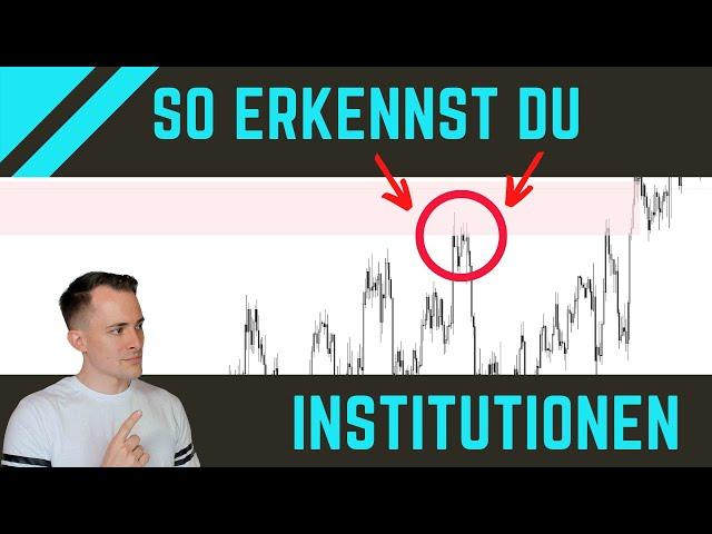 So erkennst du Institutionen | Supply und Demand - SMC