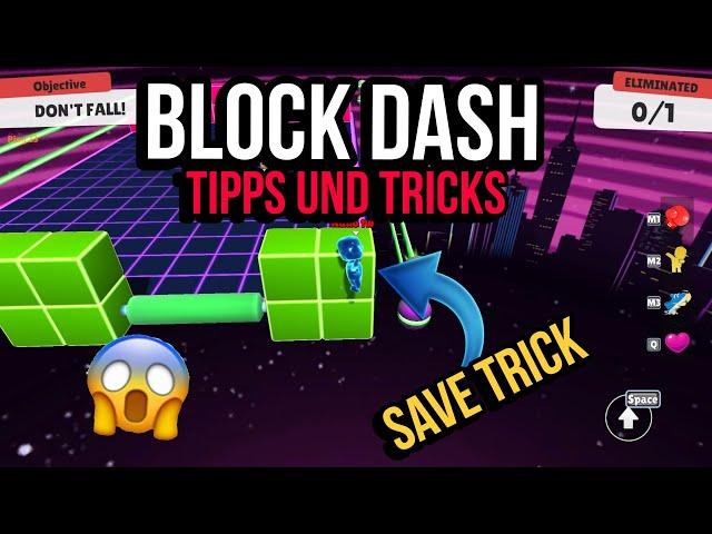 Ich zeige euch Block Dash TIPPS und TRICKS in Stumble Guys 2023