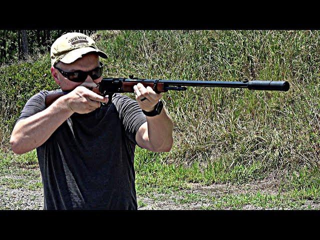 Crazy Quiet Lever Gun with a Silencer? Henry Frontier Threaded