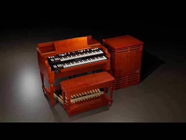 3D Model : hammondB3 organ