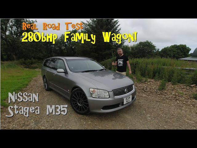 Real Road Test: Nissan Stagea - 280bhp family wagon! (turn up the speakers)