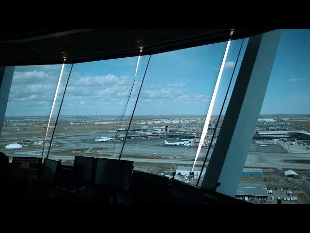 Calgary International Airport - Inside the ATC Tower ᴴᴰ