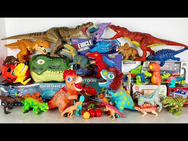 Jurassic World Unboxing Review Asmr T-rex Carnotaurus Toro Dilophosaurus Velociraptor Dino Heads