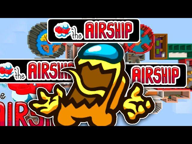 Among Us Hide N Seek (Airship Map) - Hider Gameplay - Seeker Gameplay - No commentary