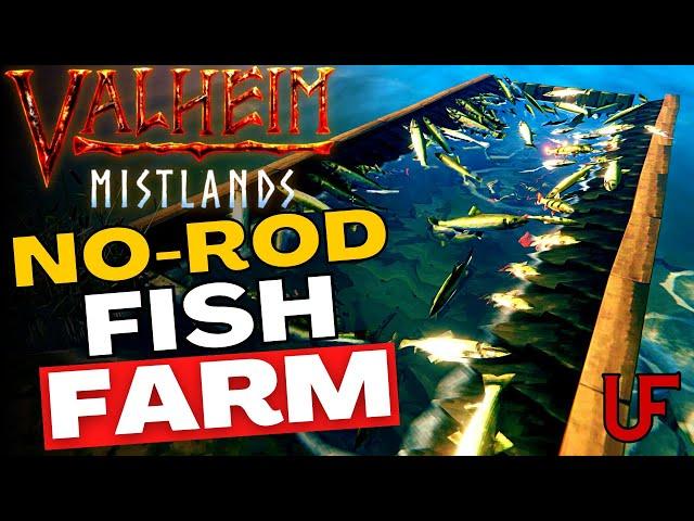 Valheim Mistlands | INFINITE Fish Farm | No Fishing Rod NEEDED!