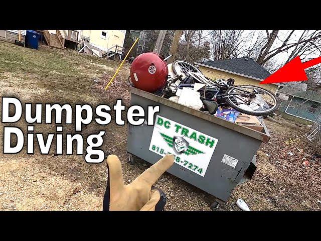 Dumpster Diving Should be Legal EVERYWHERE - It's Full of Goodies