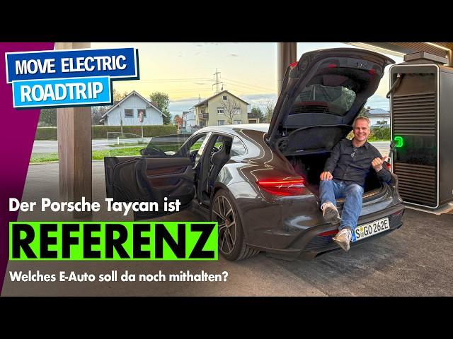 Mit dem Tesla Model S Longrange zur 1.111 km Porsche Taycan Challenge - Zwei E-Autos - ein Roadtrip