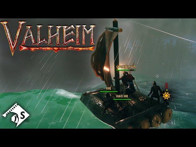 Valheim Village Building 7 Player Co-op with Capac, Shack, W4sted, Avi, Tabby and Texfire