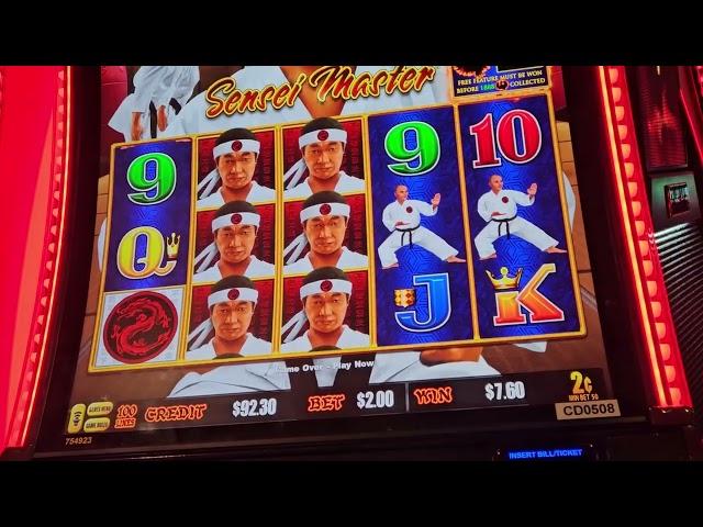 Big Win  $100 into Phoenix Link Sensei Master Slot Machine